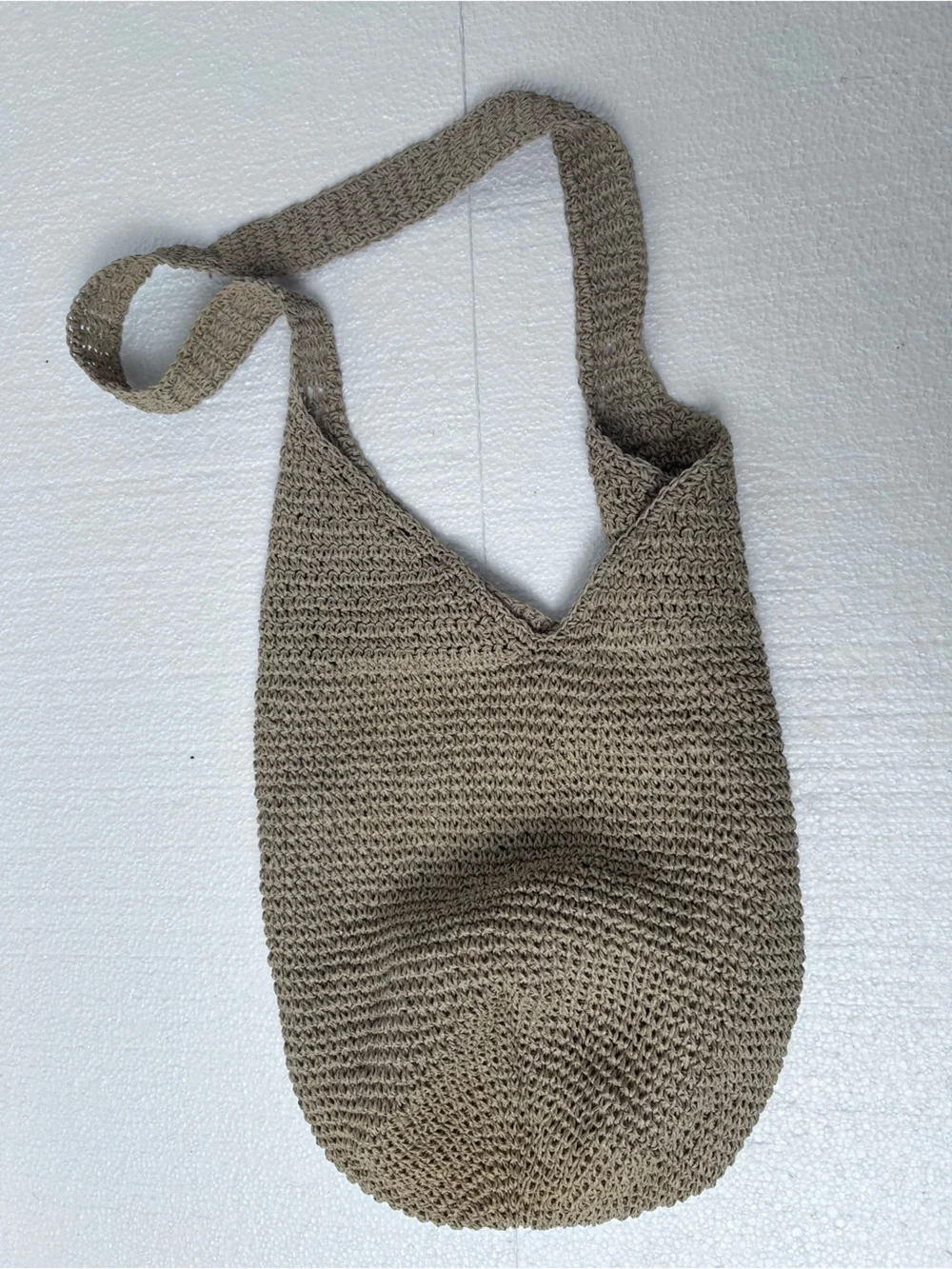 Women’s Crochet straw bag boho beach casual